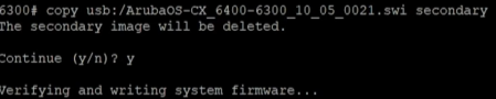Xác nhận Firmware CLI
