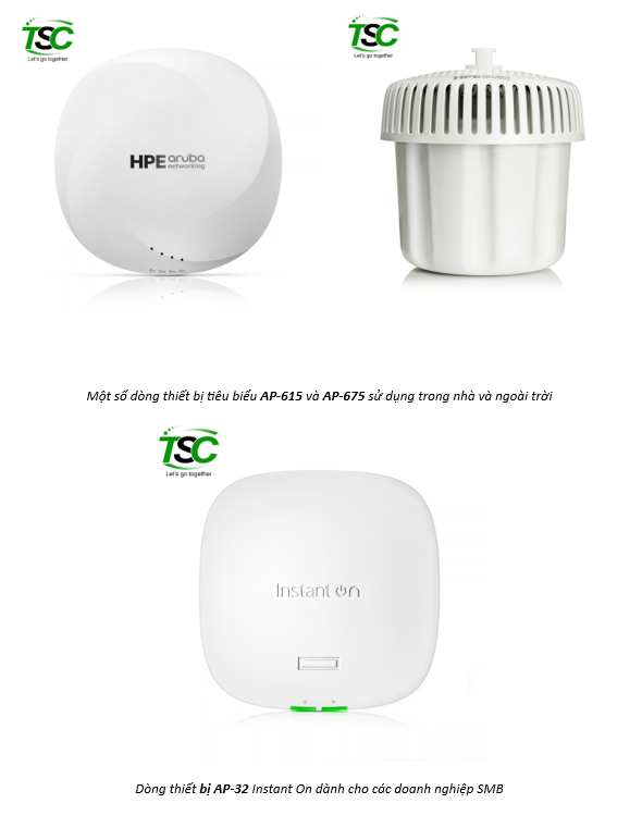 Các dòng thiết bị Access Point HPE Aruba và Instant On AP32