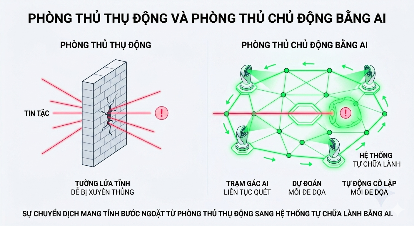 Sự chuyển dịch phòng thủ AI