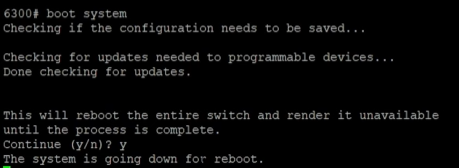 Confirm Boot CLI