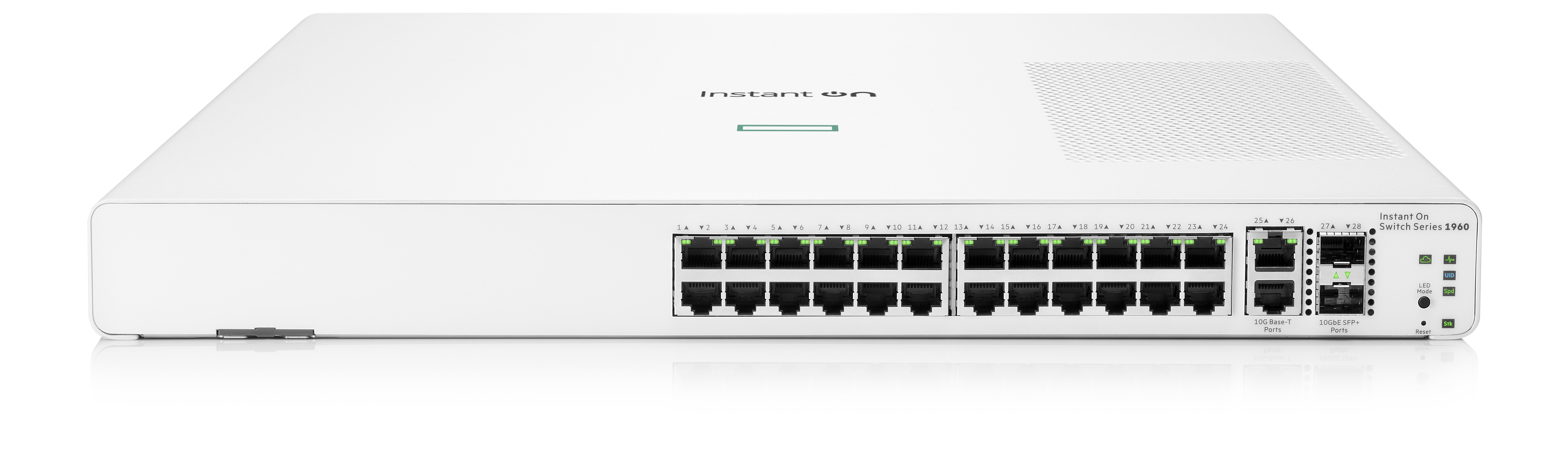 ION Switch 1960 24G CLASS4 OR 4SFP+ 370W SWITCH (JL806A)