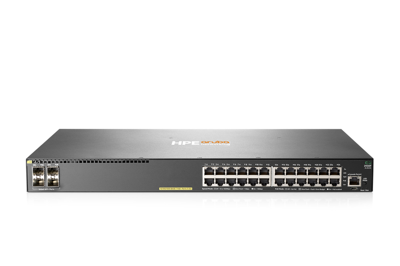 Switch HPE Aruba Networking 2930F 24G PoE+ 4SFP+ TAA (JL255A)