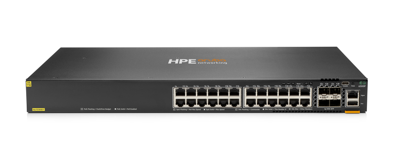 Switch HPE Aruba Networking 6300F 24p 1G Class 4 PoE 4p SFP56 (JL666A)