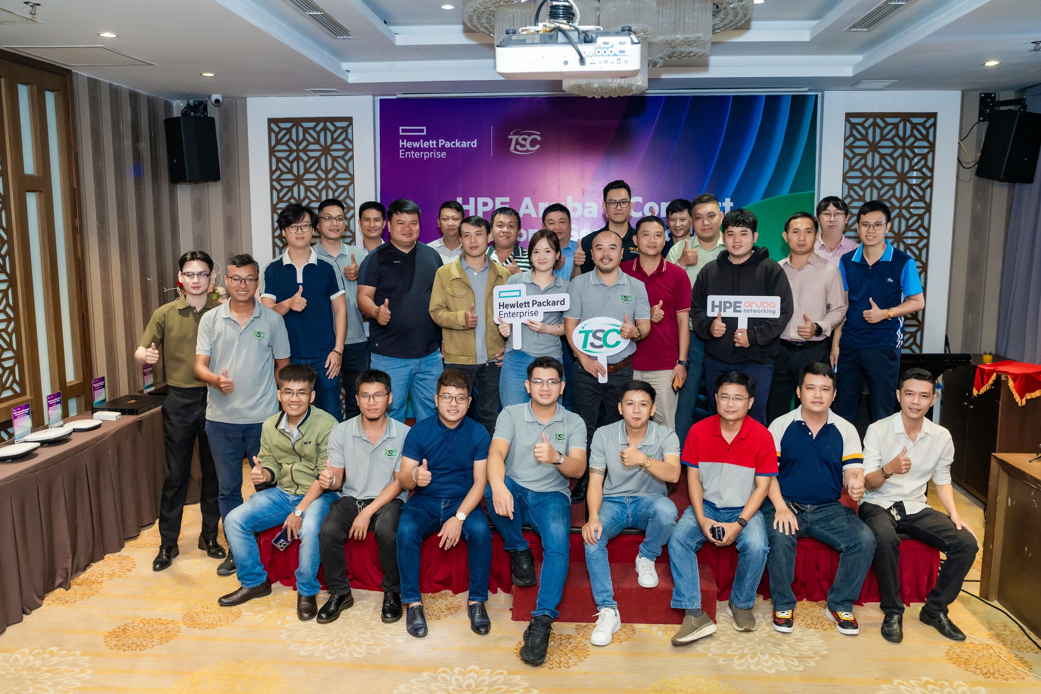 Hoạt động triển khai giải pháp hạ tầng mạng của Techspace